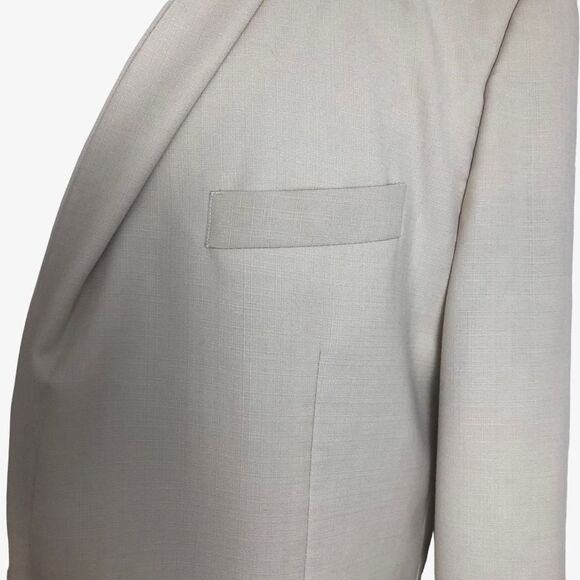 Stafford Suit Jacket Blazer 44L Single Breasted Two Button Ivory Light Cream - Picture 7 of 14